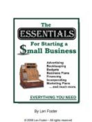 Product picture The Essentials For Starting A Small Business